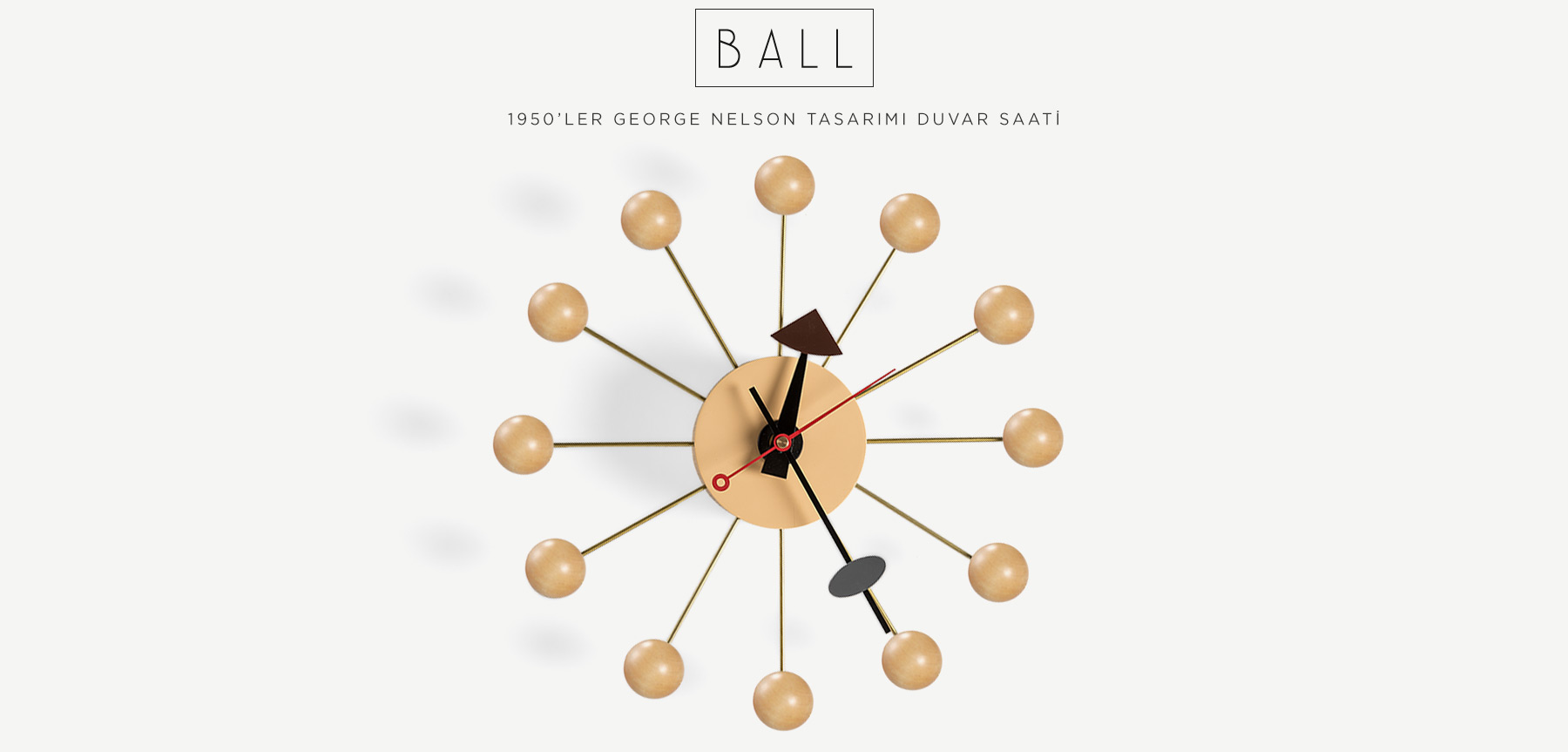 george nelson ball clock resmi
