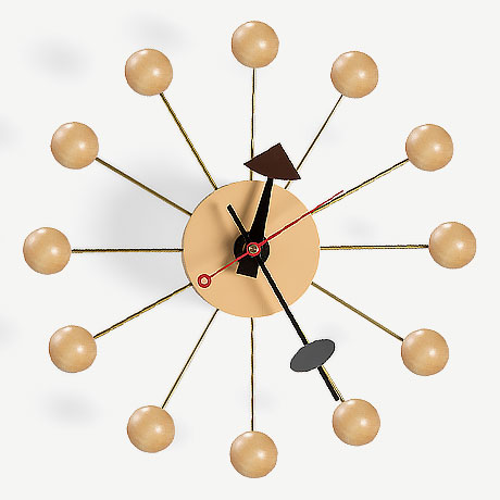 george nelson ball clock resmi
