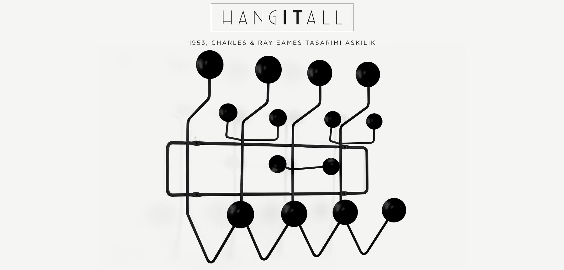 charles eames hang ıt all siyah toplu askılık resmi
