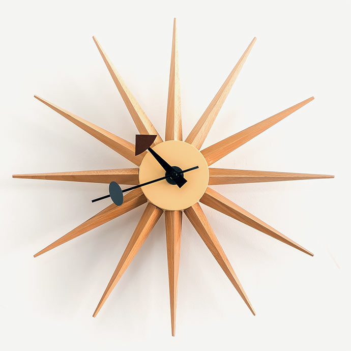 george nelson sunburst clock resmi