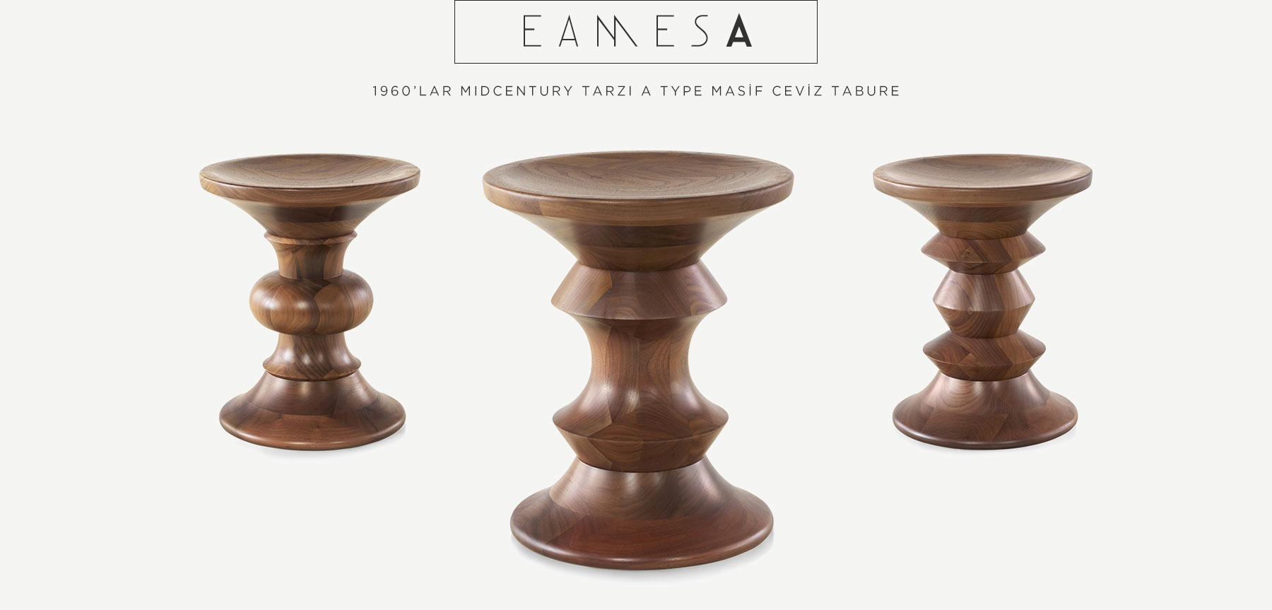 eames walnut stool a type resmi