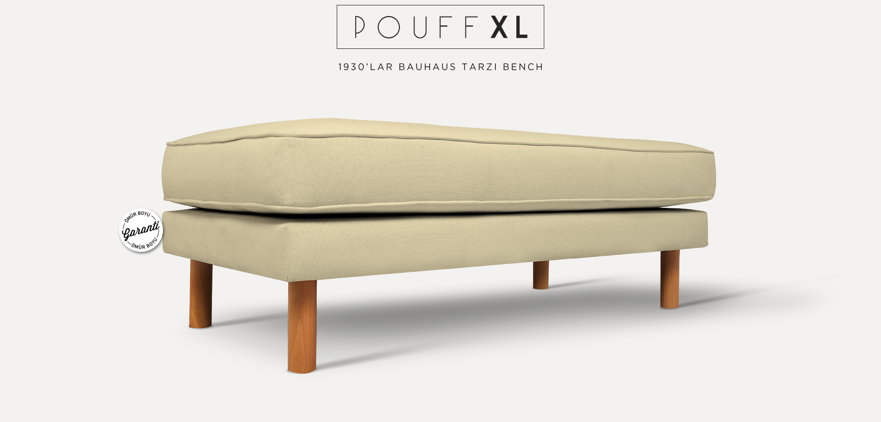 neoretro™ pouff xl bej bank resmi