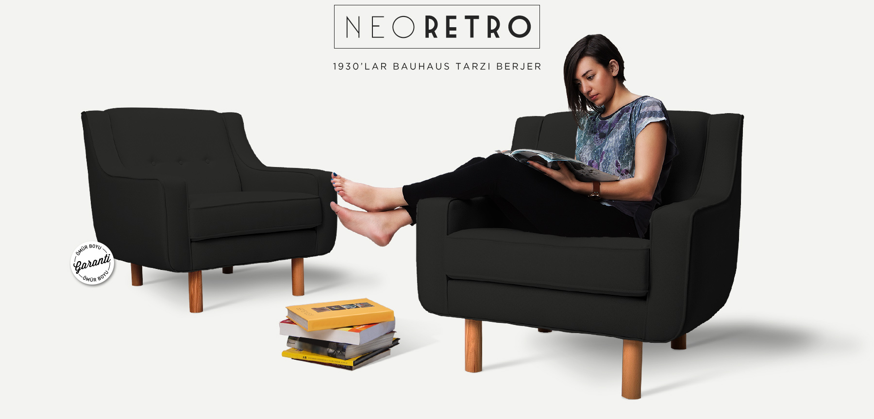 neoretro™ berjer siyah resmi