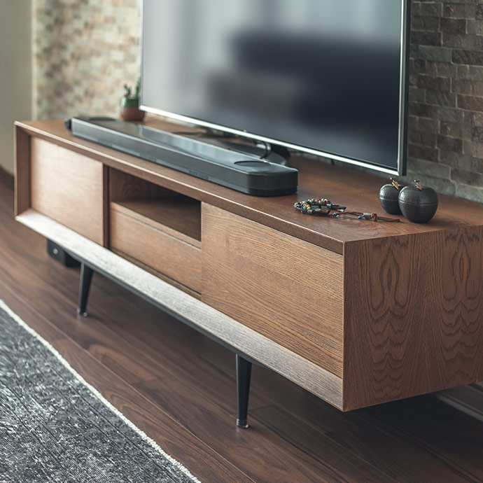 master mıdcentury meşe tv sehpası resmi