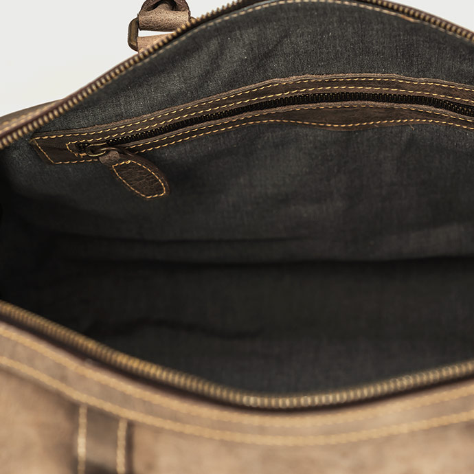 seyyah retro deri çanta resmi