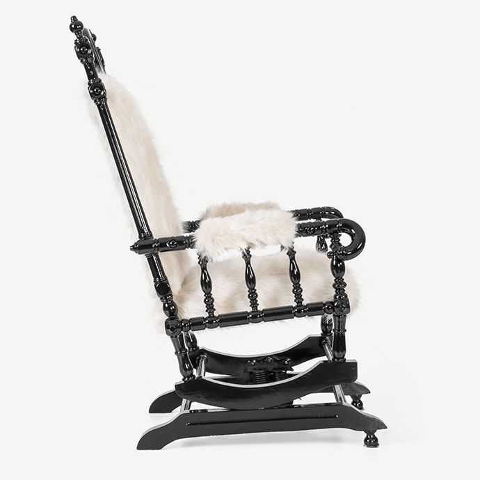 glamour vintage sallanan sandalye resmi