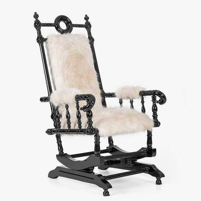 glamour vintage sallanan sandalye resmi