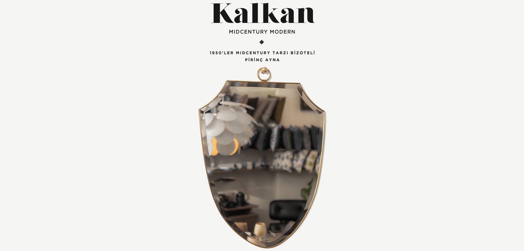 kalkan midcentury ayna resmi