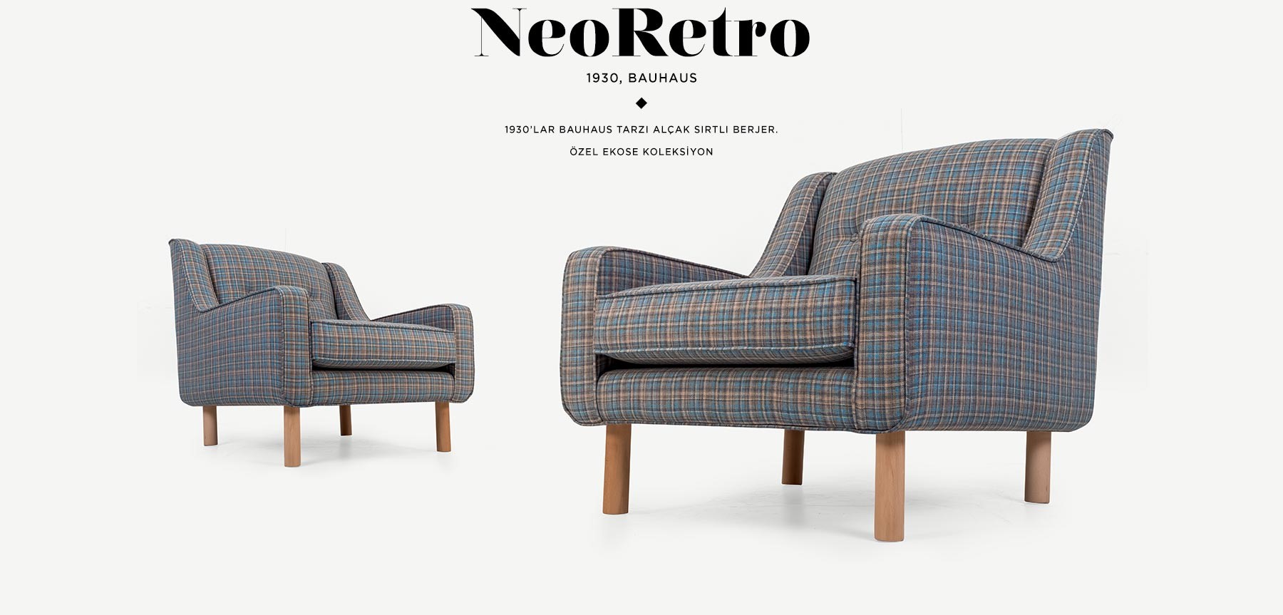 neoretro™ berjer özel seri ekose resmi