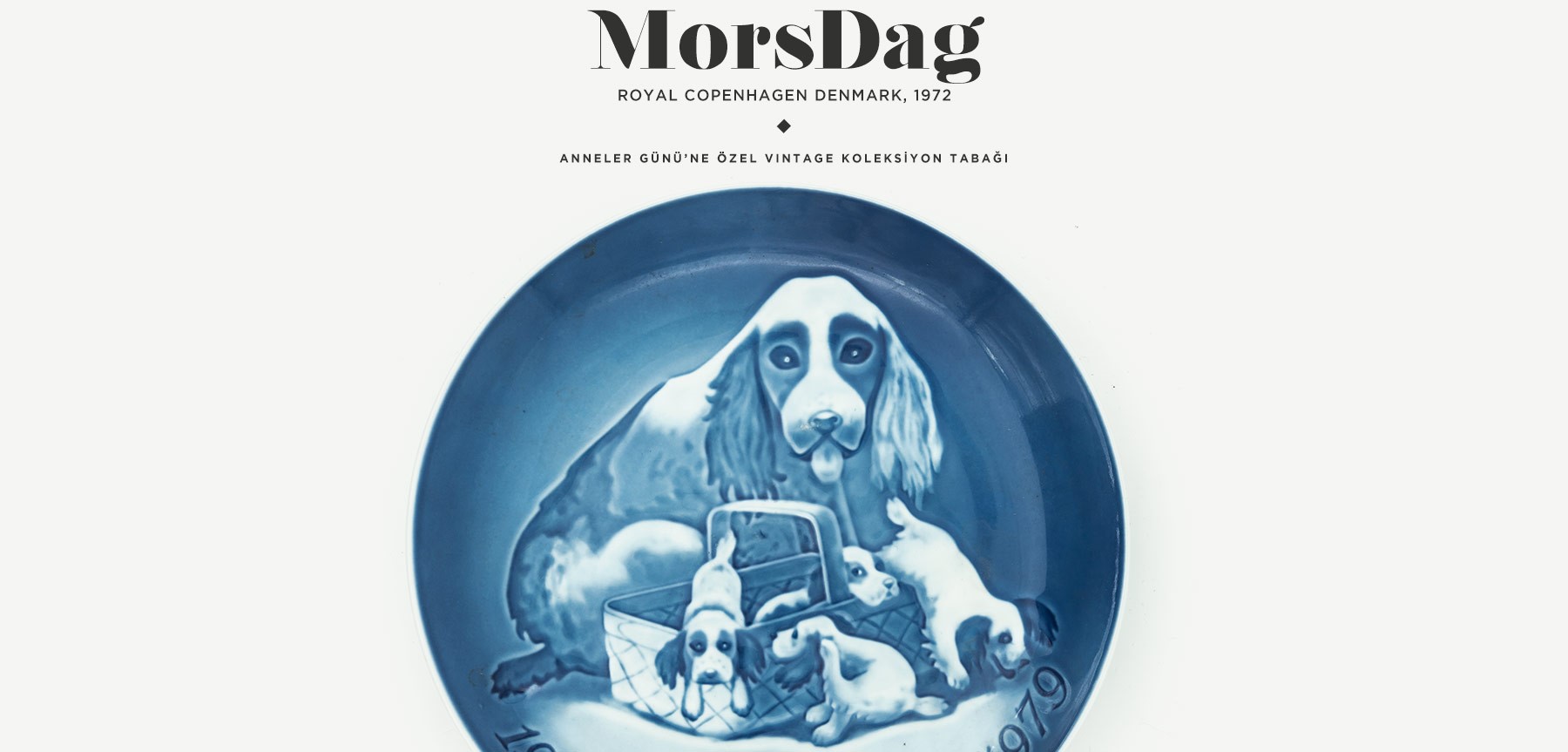 royal copenhagen mors dag ana koleksiyon tabağı resmi