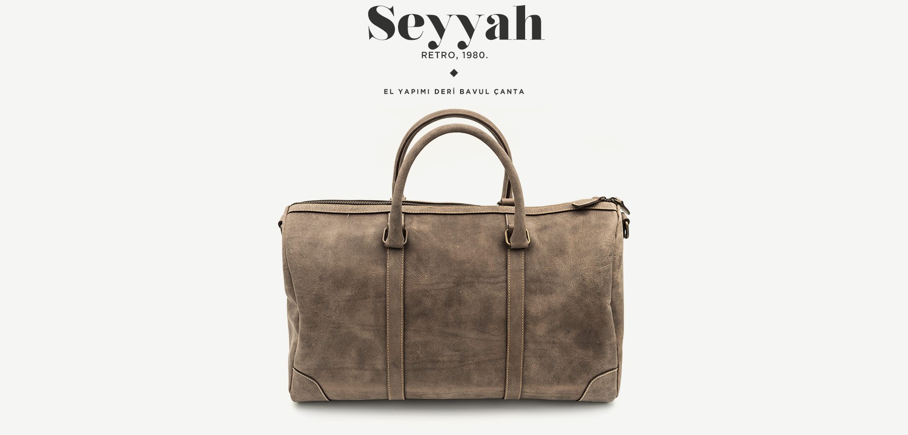 seyyah retro deri çanta resmi