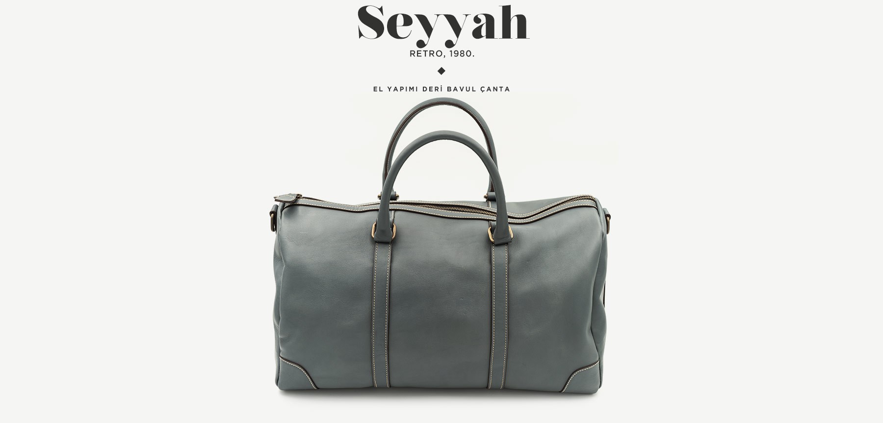 seyyah retro deri çanta resmi