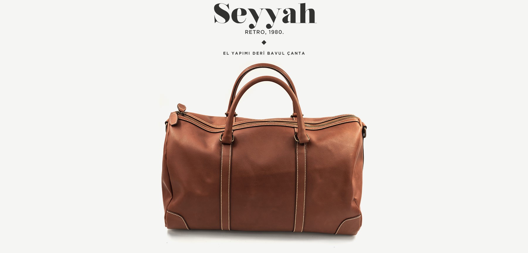 seyyah retro deri çanta resmi
