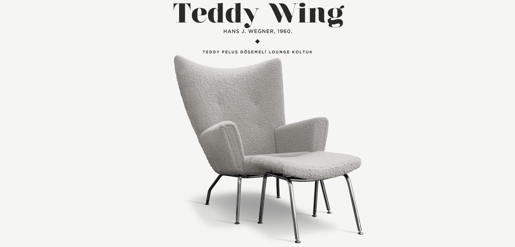 wing chair teddy edition ekru resmi