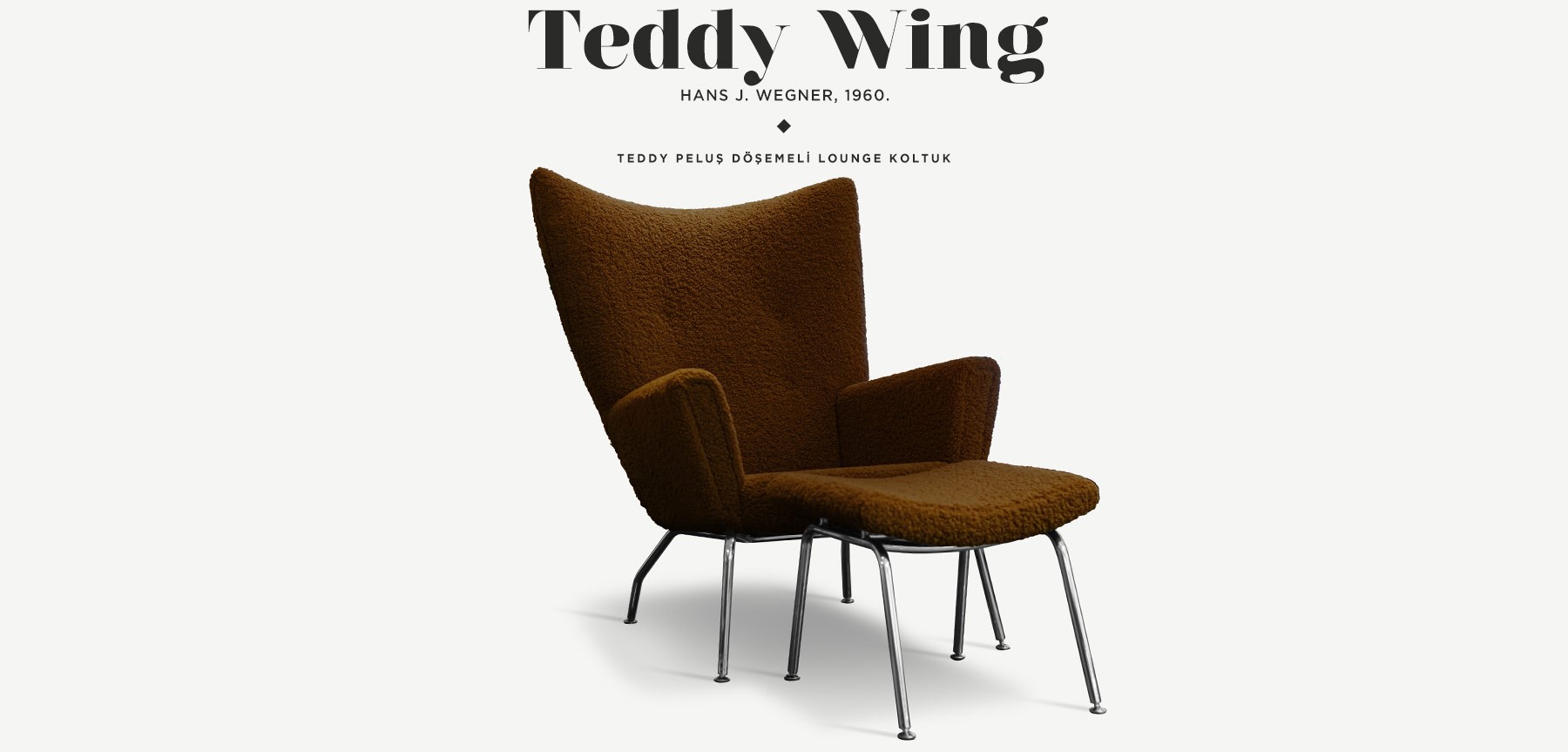 wing chair teddy edition tobacco resmi
