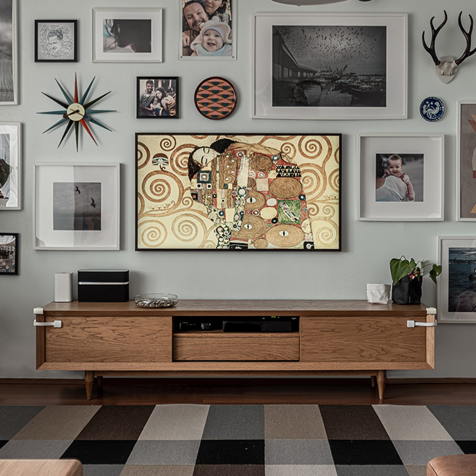 master mıdcentury meşe tv sehpası resmi