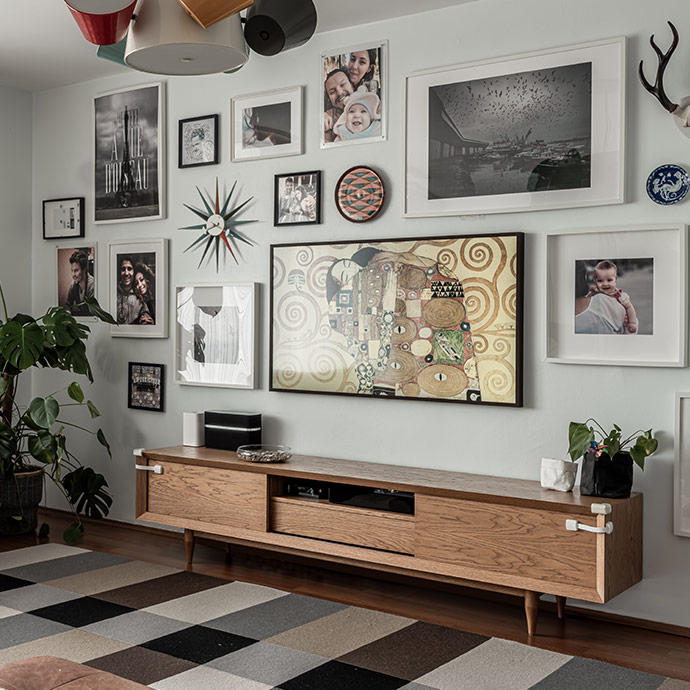 master mıdcentury meşe tv sehpası resmi