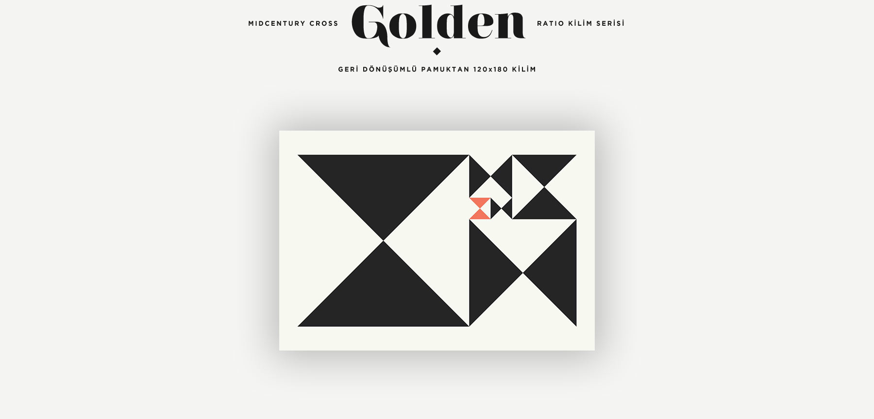 midcentury cross golden ratio kilim serisi resmi