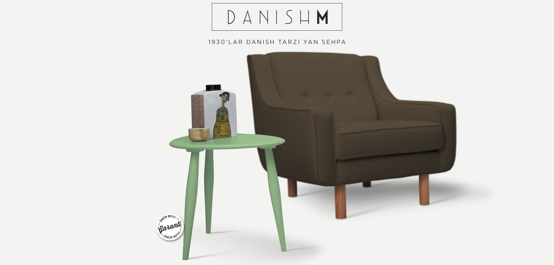 danısh™ m su yeşili yan sehpa resmi