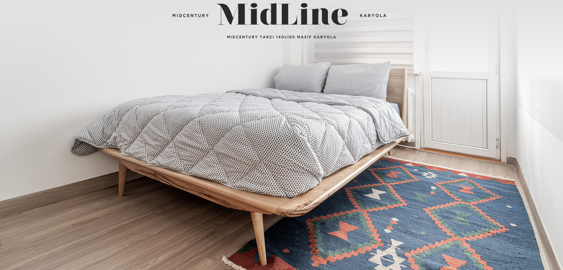 midline masif 140x180 karyola resmi