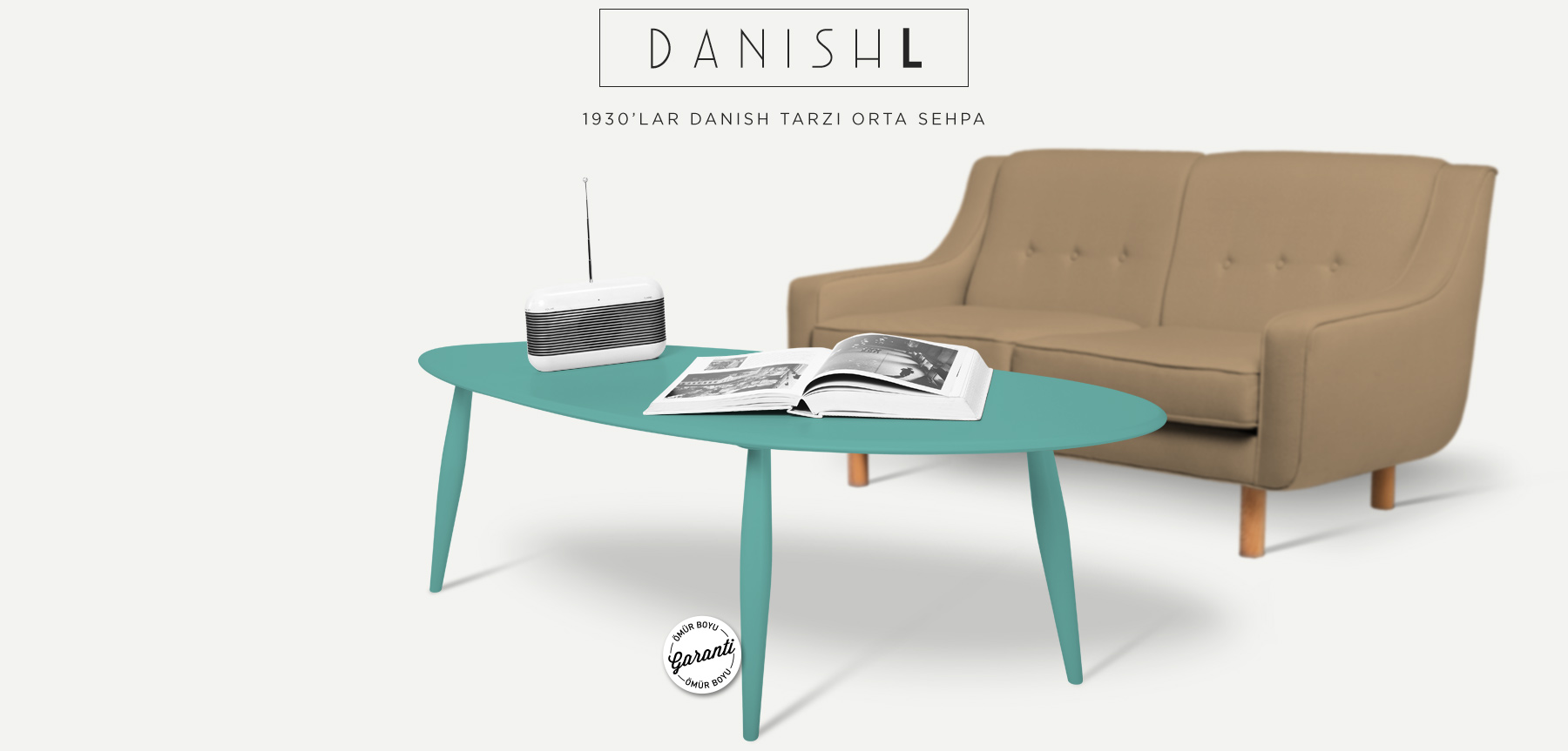 danısh™ l mavi orta sehpa resmi