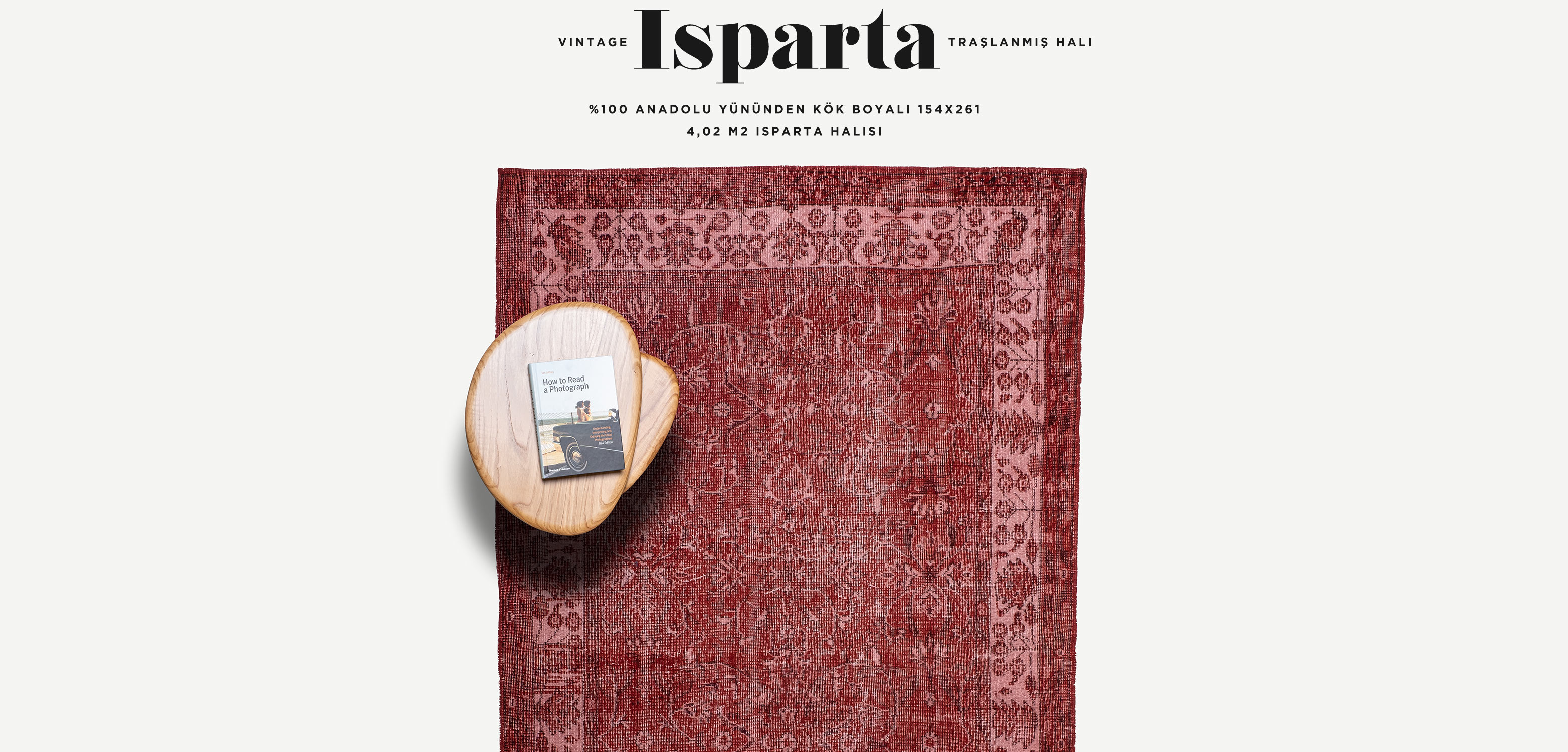 traşlanmış ısparta halısı 154x261, 4,02 m2 resmi