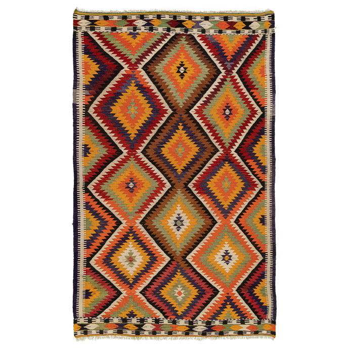 vintage antalya barak el dokuması kilim 3,60 m2