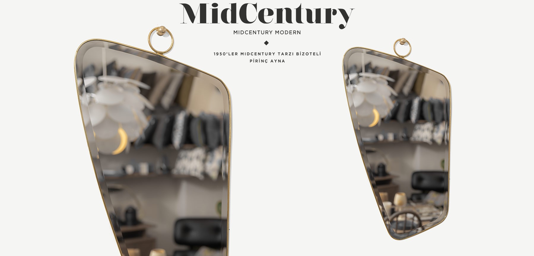 midcentury ayna resmi