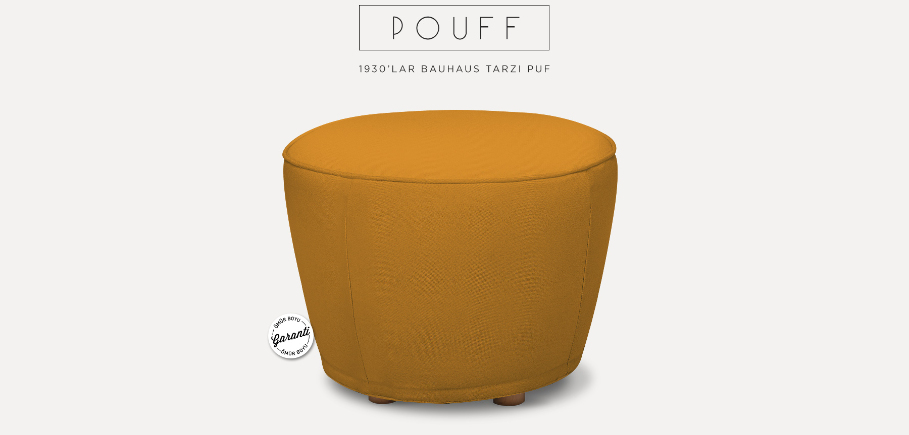 neoretro™ pouff puf hardal resmi