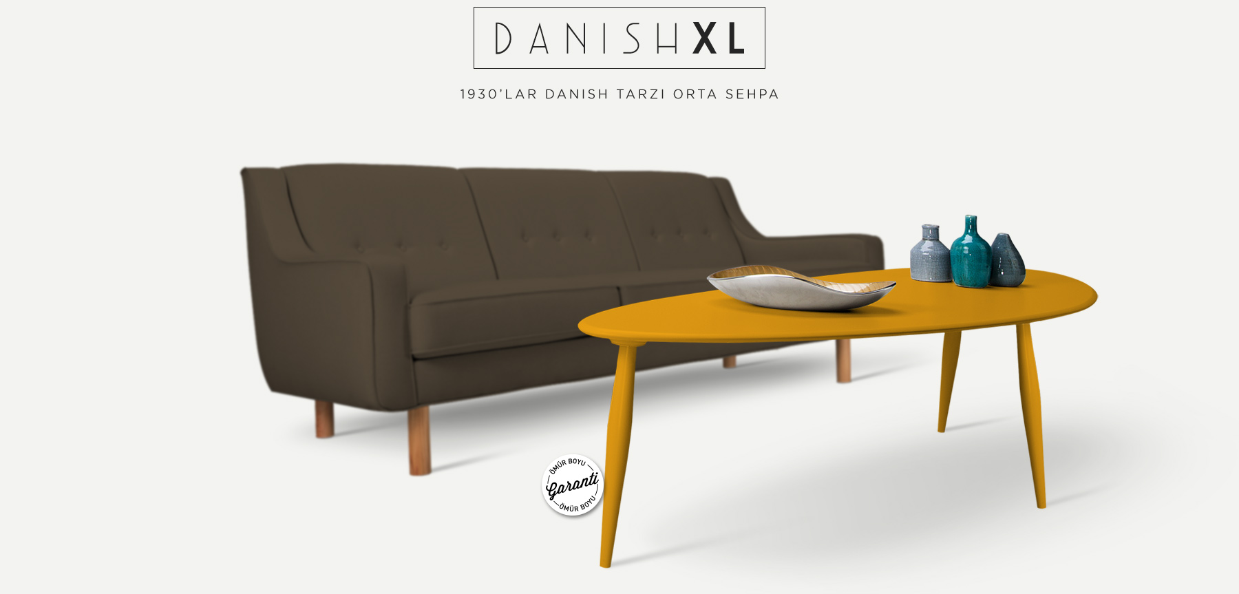 danısh™ xl hardal orta sehpa resmi