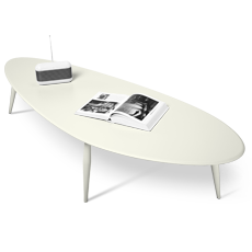 danısh™ xl beyaz orta sehpa resmi