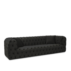 regal üçlü siyah italyan chesterfıeld resmi