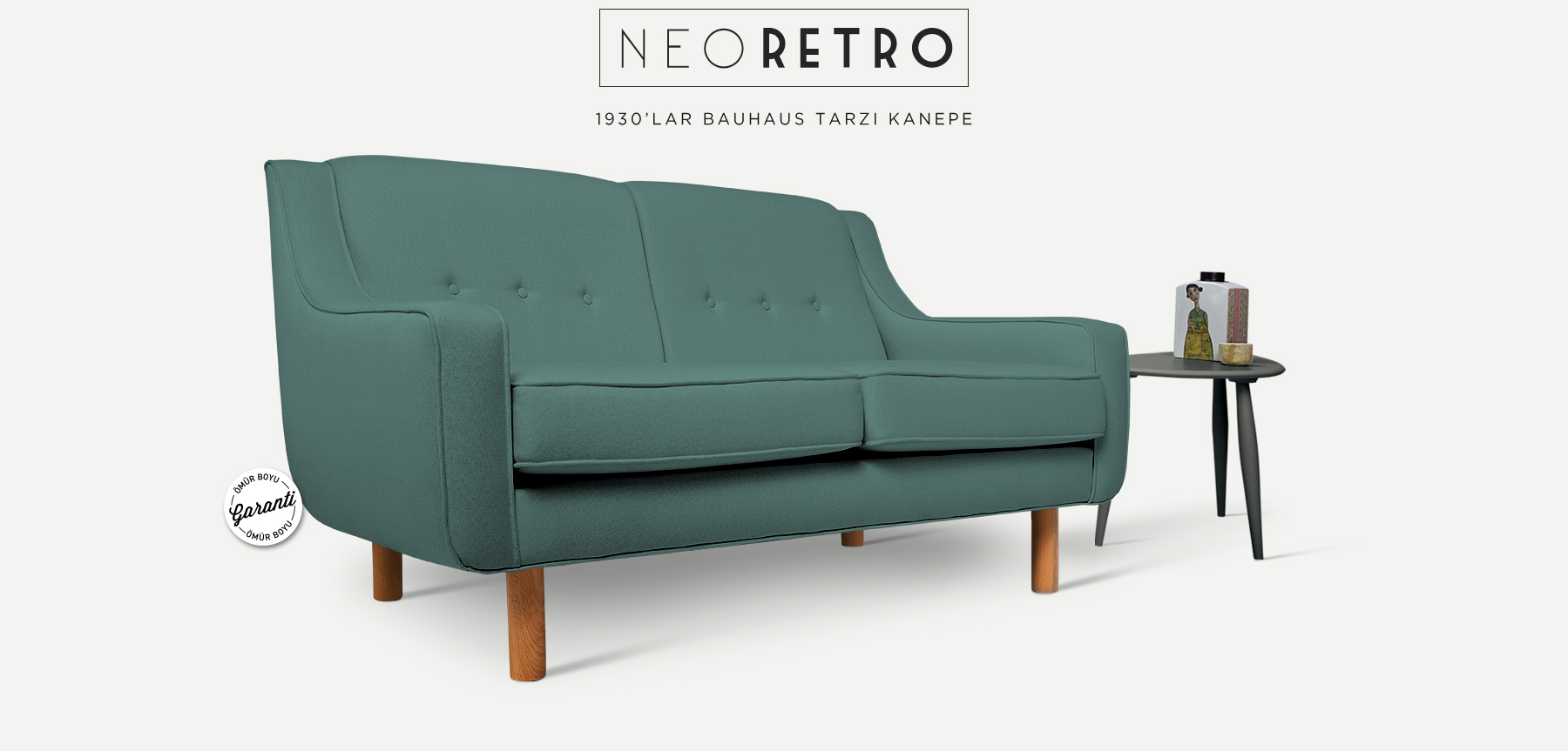 neoretro™ ikili mavi kanepe resmi