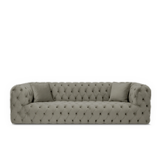 regal üçlü gri italyan chesterfıeld resmi