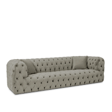 regal üçlü gri italyan chesterfıeld resmi