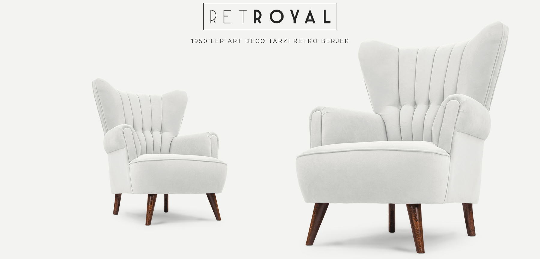 retroyal™ berjer beyaz resmi